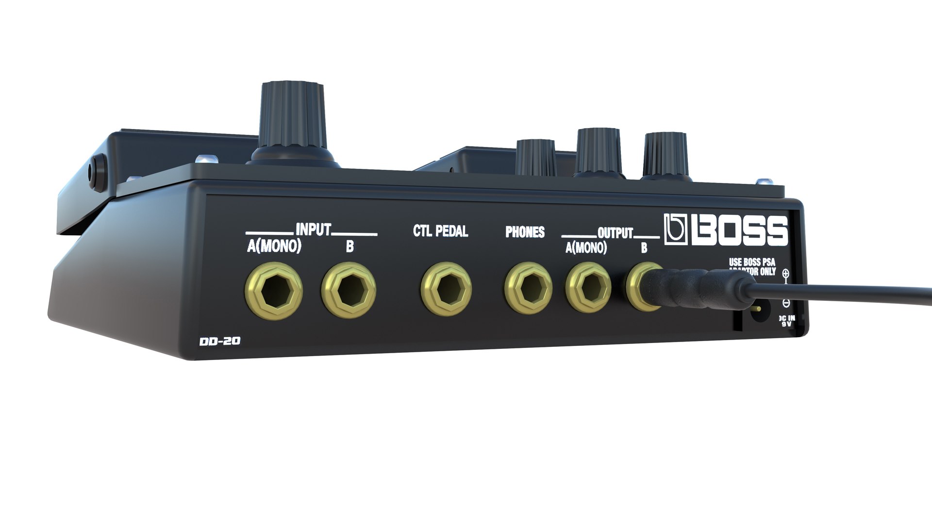 3D Boss DD-20 Guitar Pedal Model - TurboSquid 1817126