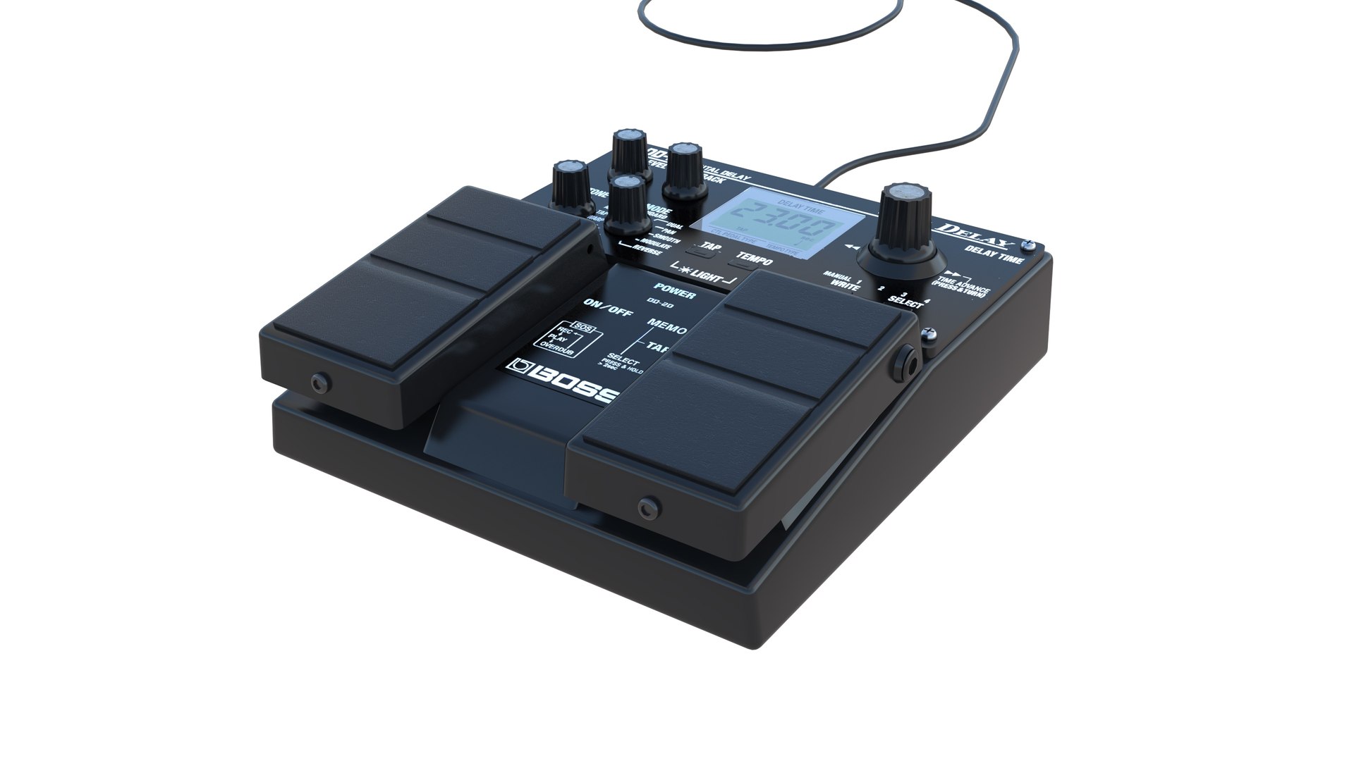 3D Boss DD-20 Guitar Pedal model https://p.turbosquid.com/ts-thumb/0G/RfU7cV/fo/11/jpg/1637401728/1920x1080/fit_q87/53d9e7814c22723e101dcc999d4c46ea035db63f/11.jpg