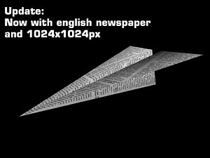 paper plane 3d 3ds