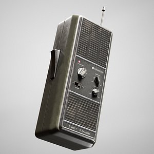 3D Retro Walkie Talkie - Vintage Radio Transceiver AAA Game Ready