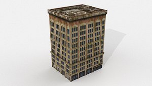 vintage Urban Ruin Building