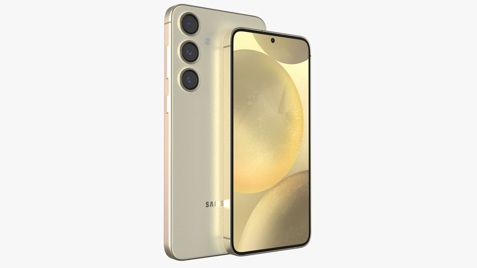 3D Samsung Galaxy S24 and S24 Plus Amber Yellow model https://p.turbosquid.com/ts-thumb/0G/fKhaxn/3Q/images_c.3/png/1709665455/1920x1080/fit_q87/d0e3d46f931f7965f15e0490af9fdd6364ca3305/images_c.3.jpg