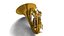Realistic French Horn High Detail Brass Instrument