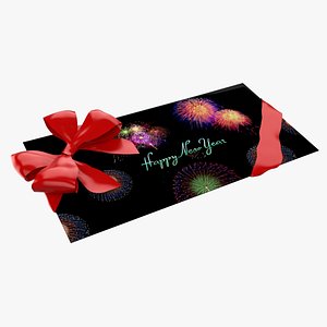 3d christmas envelope model