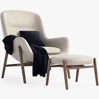 Nora Lounge Chair and Ottoman