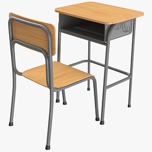 School Desk With Chair