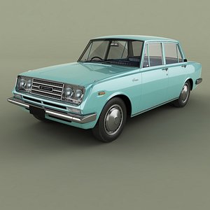 3D 1965 toyota corona t40 model