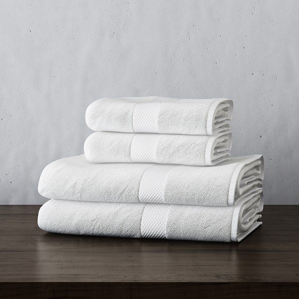 Restoration Hardware White 802 Gram Turkish Hand Towel and Bath