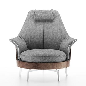 3D armchair chair