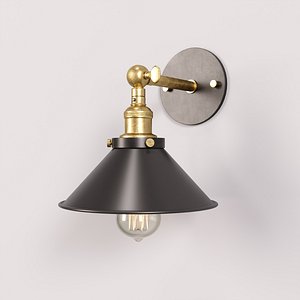 Vintage Wall Lamp 3D
