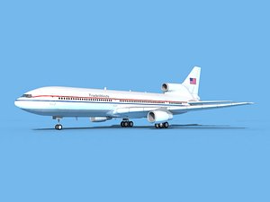 3D lockheed l-1011-10 model