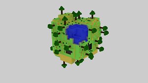 World Cube Lowpoly