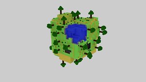 World Cube Lowpoly