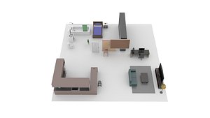 3D basic apartment materials