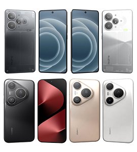 3D Realme Neo7 Turbo And Huawei Pura 80 Pro All Colors model