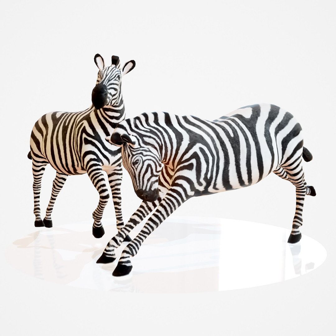 Zebra Rigged Obj