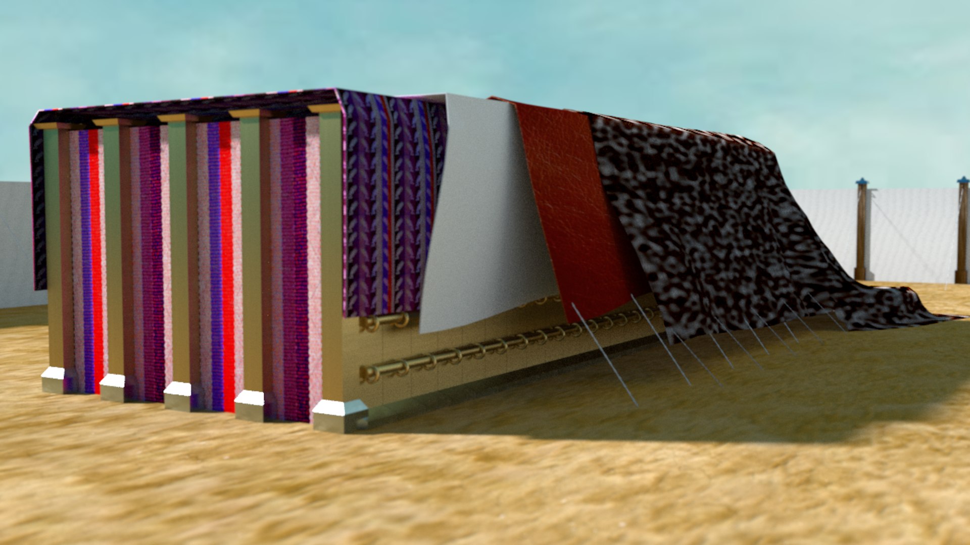 Tabernacle Of Moses 3D Model - TurboSquid 2245841