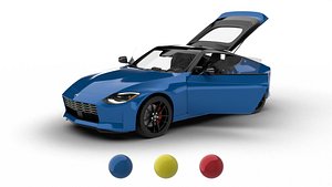 Nissan Z 2023 HQ 3d model