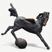 Statue of good luck horse