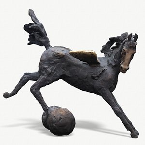 Statue of good luck horse