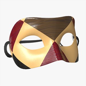 3D Carnival Venetian Mask 03