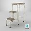Old Kitchen Stepsladders 3D model