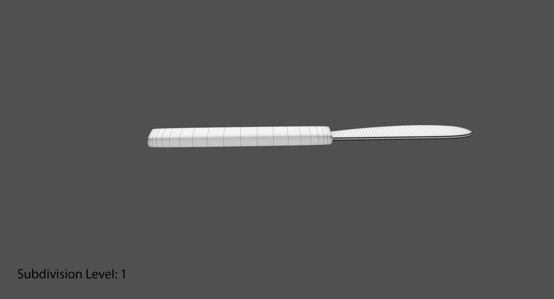 3D model knife plastic handle shiny https://p.turbosquid.com/ts-thumb/0H/MWyOYu/DMHABJk1/butterknife8.0027/png/1522163415/1920x1080/fit_q87/7e80b696323a1cf5940bdc210b19301e640583b0/butterknife8.0027.jpg