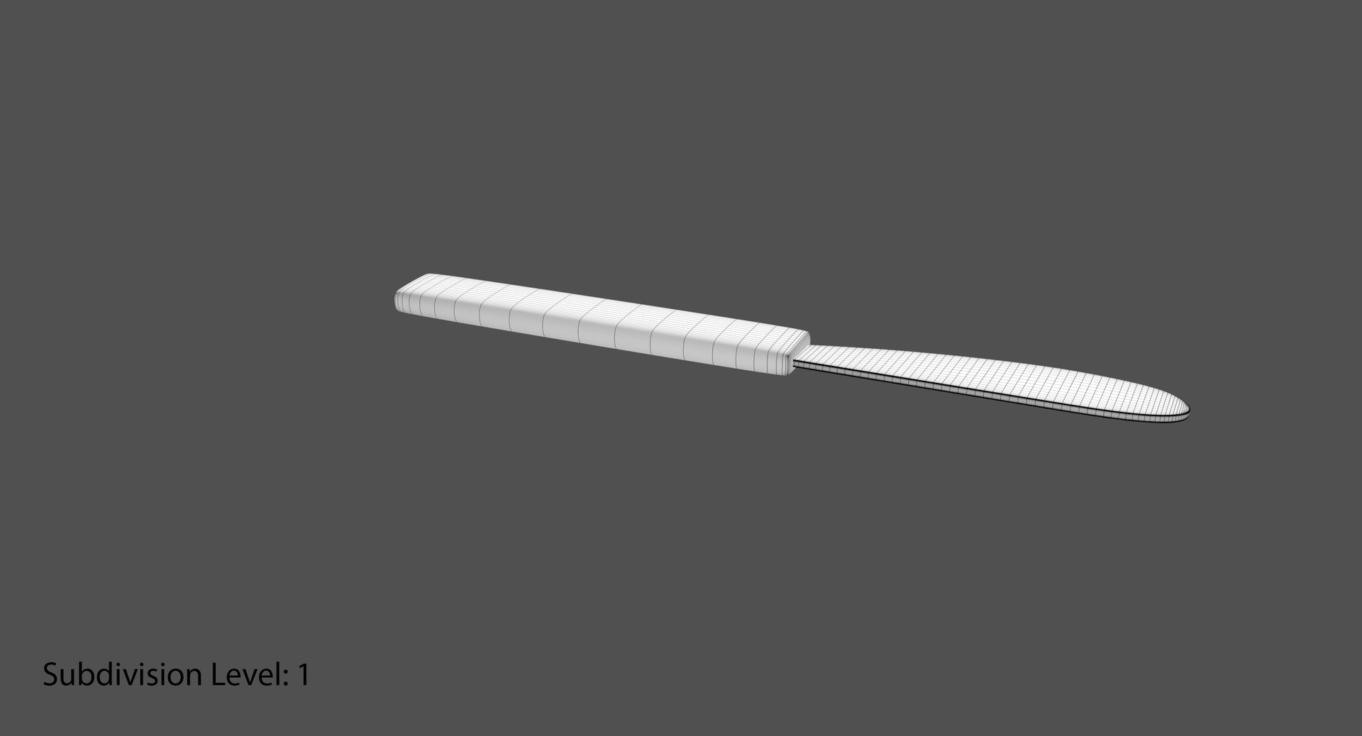 3D model knife plastic handle shiny https://p.turbosquid.com/ts-thumb/0H/MWyOYu/fxmfqVXK/butterknife8.0022/png/1522163415/1920x1080/fit_q87/32d1676e1fea3178017d2ebbe6f8f03b2a73eb8b/butterknife8.0022.jpg