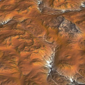 hills cliffs terrain 3d max