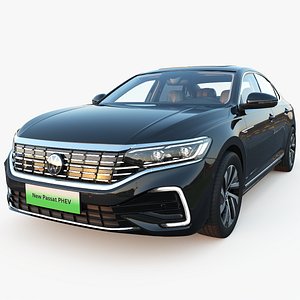 2025 Volkswagen Passat 430 PHEV  with interior 3D model