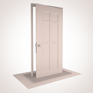 3d Residential Door 08