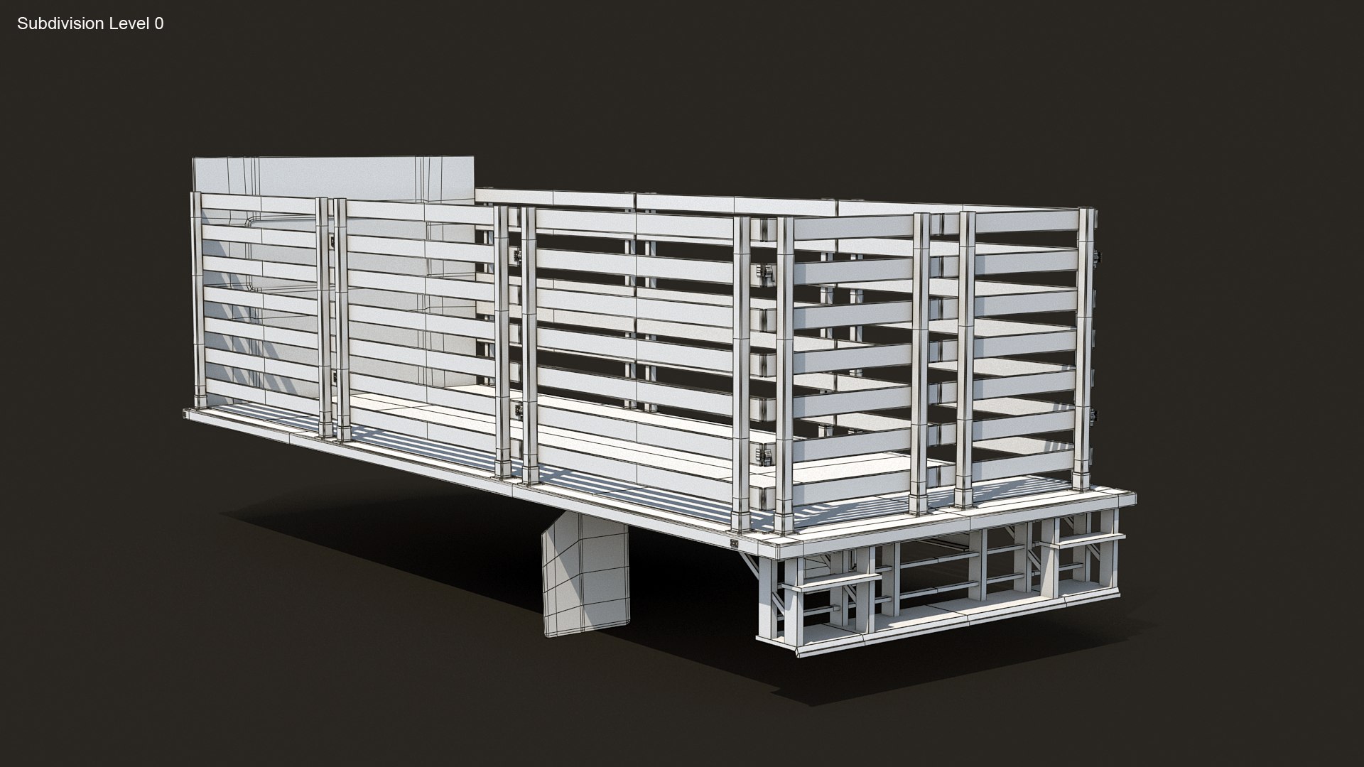 3D Truck Structures Colection II Model TurboSquid 2053363