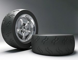tyres radial 3D model