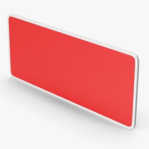 Red Sign 3D