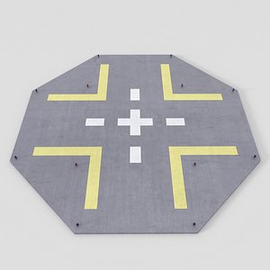 helipad jurassic park 3D model