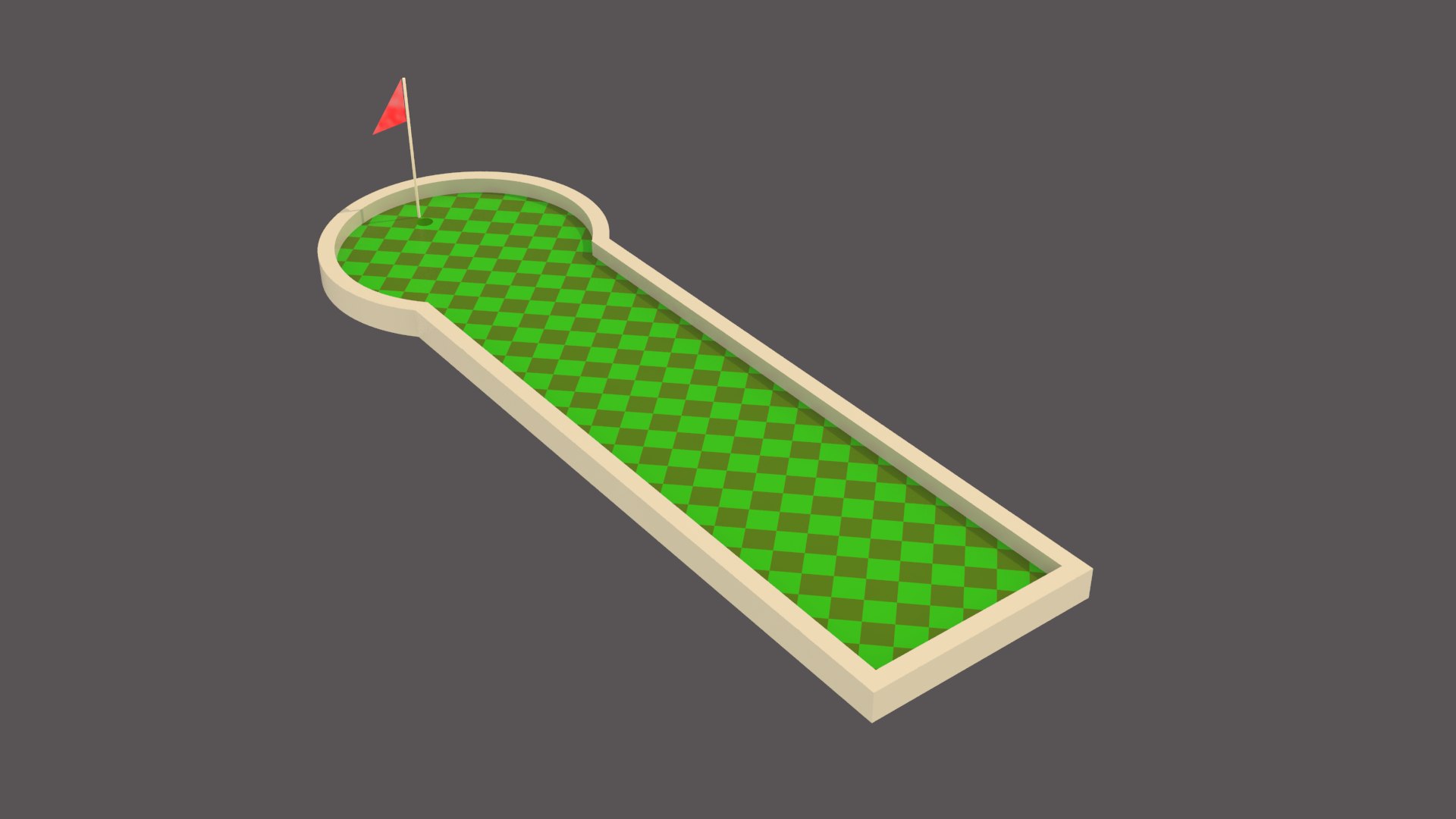 3D Mini Golf Course 15 Model Collection-2 Colors Model - TurboSquid 2315577