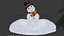 christmas snowman pack 3D model