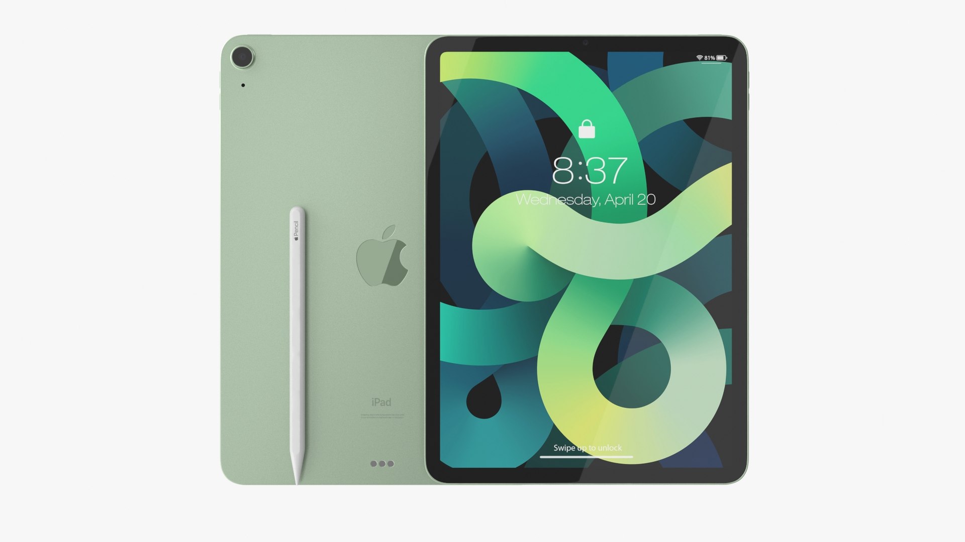Air 2020 green ipad 3D - TurboSquid 1633272