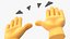 Raised Hands Emoji