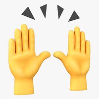 Raised Hands Emoji