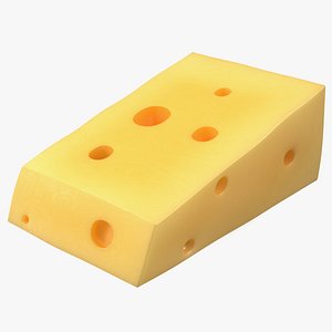 Swiss Cheese Block 3D model