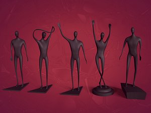 Abstract Man Statue Pack