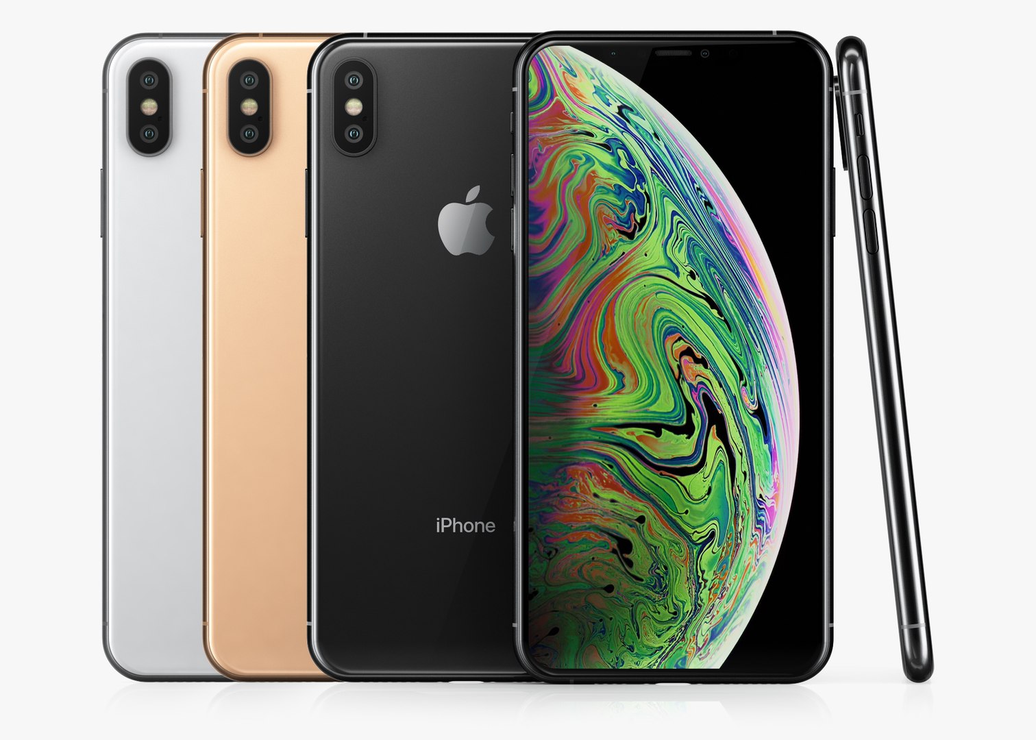 3D Apple Iphone Xs Color Model - TurboSquid 1328570