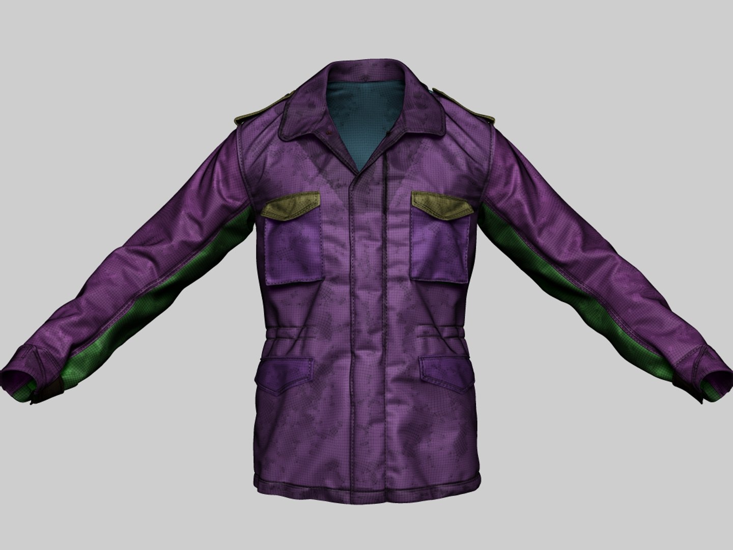 3D M65 Jacket - TurboSquid 1360018