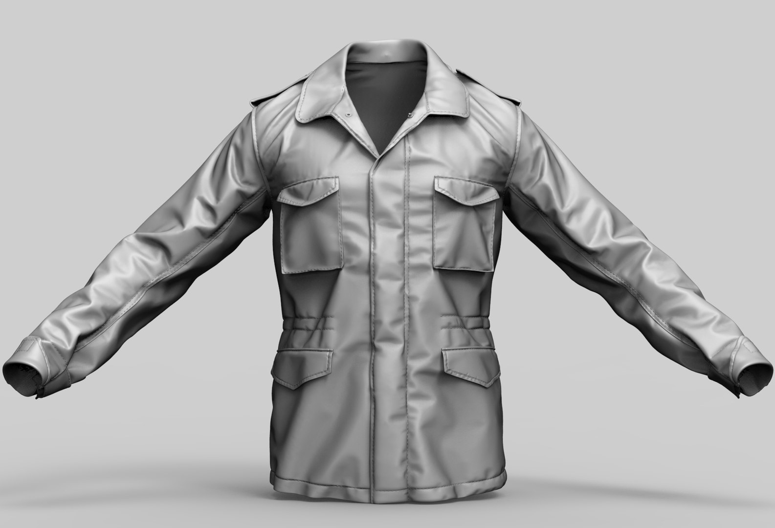 3D M65 Jacket - TurboSquid 1360018
