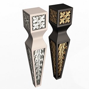 3D Furniture Leg model