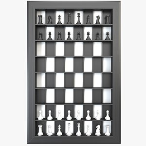 Vertical Chess Set