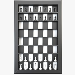 Vertical Chess Set