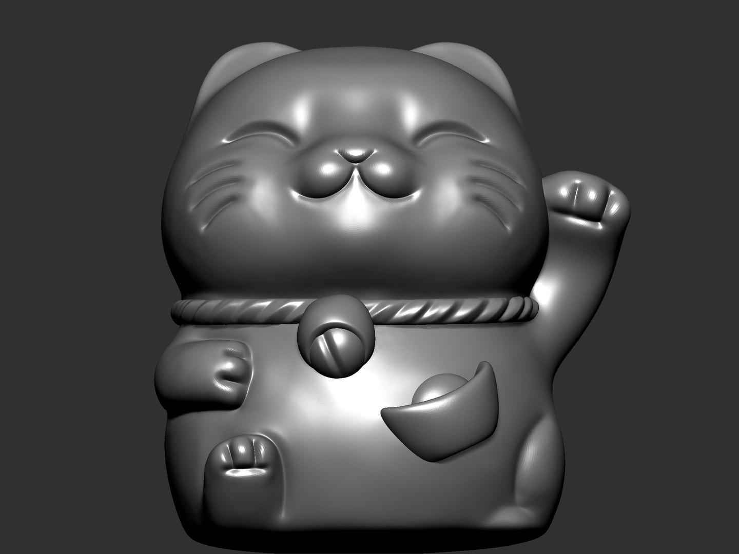 Lucky Cat 3D - TurboSquid 2168421