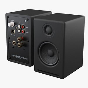 speakers 3D model